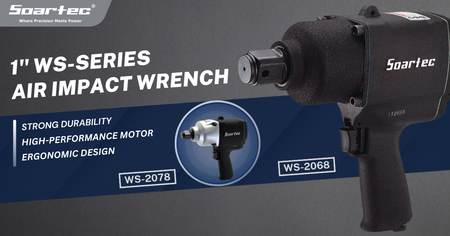Air Impact Wrench 1" Pinless Hammer 1920 ft-lb | WS-2068P - Soartec® Industrial Tools