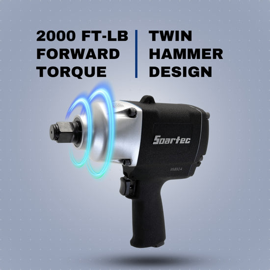 Air Impact Wrench 3/4" Twin Hammer 2000 ft-lb | WS-2076 - Soartec® Industrial Tools