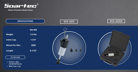 Air Valve Lapper | WS-405 - Soartec® Industrial Tools