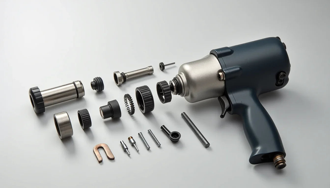 Step-by-Step 1/2'' Air Impact Wrench Components Breakdown