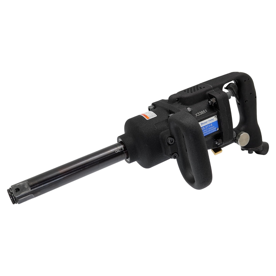 D-Handle Air Impact Wrench 1" Twin Hammer Clutch 2600 ft-lb | WS-211T-6