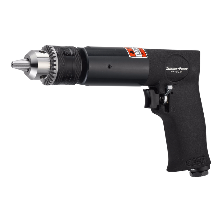 Heavy Duty Pneumatic Air Drill – 1/2" Chuck, KP-554, 900 RPM Reversible (CW/CCW), 360° Rotating Handle, 0.62MPa Working Pressure – For Professional Drilling & Tapping