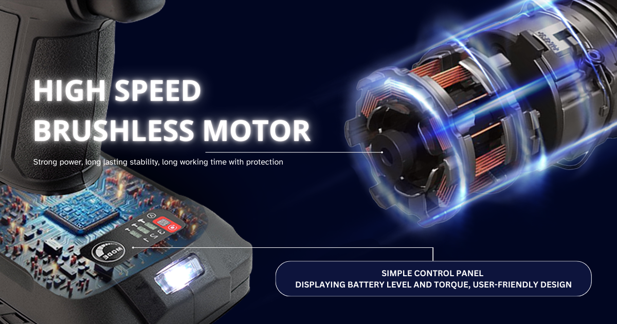 Brushless Impact Wrench 1" 20V | Soartec, a premier power tool manufacturer based in Taiwan.