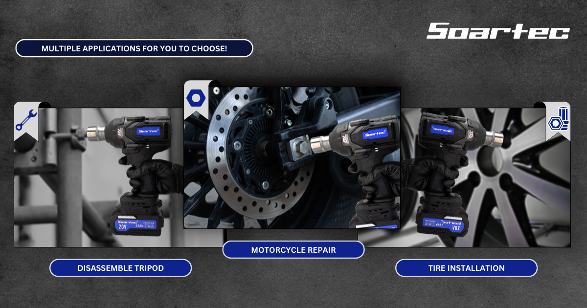 Brushless Impact Wrench 1" 20V | Soartec, a premier power tool manufacturer based in Taiwan.