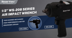 Soartec 1/2" WS-208/208L Air Impact Wrench, twin hammer