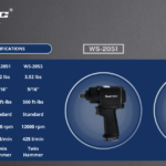 Mini Air Impact Wrench compact size and lightweight build make it ideal for tight spaces and prolonged use without causing fatigue. | Soartectools.com