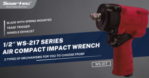 Air Compact Impact Wrench 1/2" with Protective Cover | Soartec, a premier power tool manufacturer based in Taiwan.