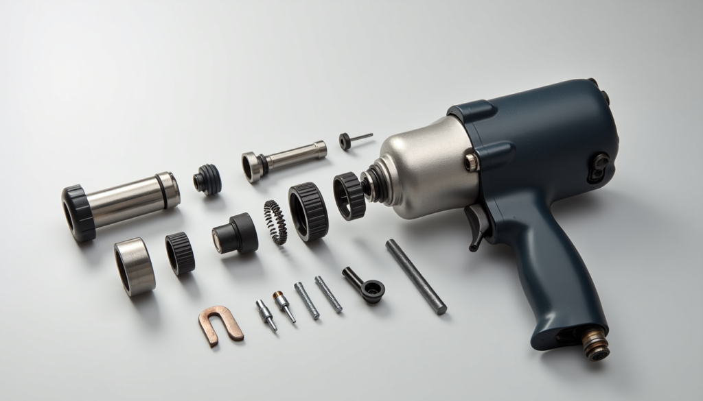 Step-by-Step Breakdown of Air Impact Wrench Parts Diagram 1/2" | Soartec Air Impact Wrench 1/2" WS-208
