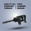 air impact wrench 1" 2500 ft-lb