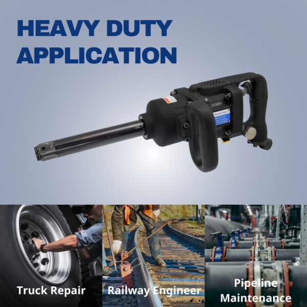 air impact wrench 1" 2500 ft-lb
